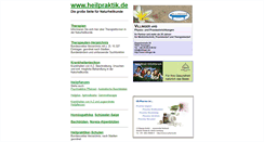 Desktop Screenshot of heilpraktik.de