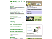 Tablet Screenshot of heilpraktik.de